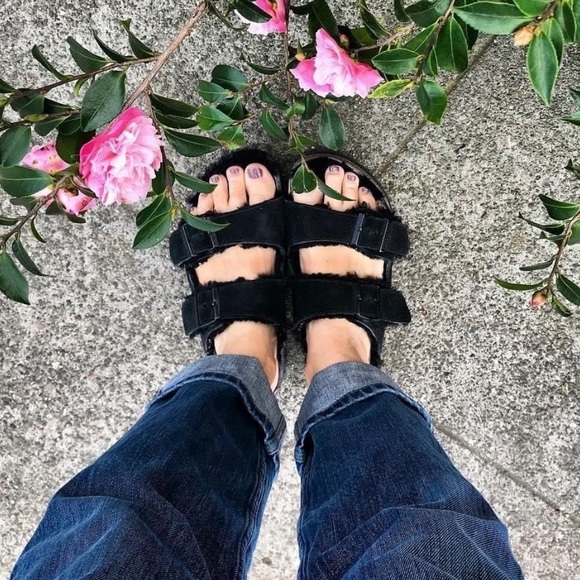 Birkenstock Shoes - Birkenstock Arizona Shearling Sandals